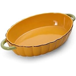 14.99 | Pfaltzgraff Plymouth Oval Pumpkin Baker at Amazon
