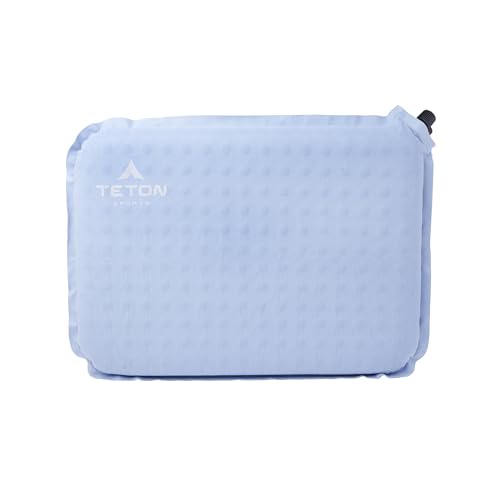 Teton Camping Seat Cushion;St...Car Pad;Inflatable,Bluestone