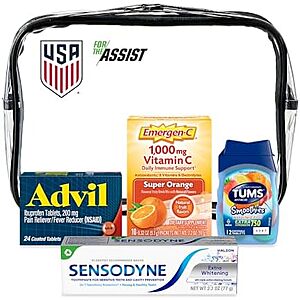 NEW,SnS] $4.94 | Haleon Stadium Ready Bag,Advil,Tums,Emergen-C,Sensodyne at Amazon