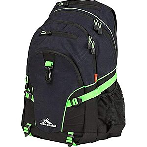 High Sierra Loop Backpack w/ Tablet Sleeve (Midnight Blue/Black/Lime) $16.60