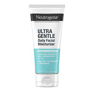 9.12:$5 Walmart Cash + Neutrogena Ultra Gentle Face Moisturizer,3.4 fl oz