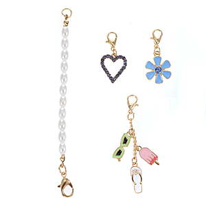 3.39,WM,4 pc Packed Party Summer Lovin' Charm Set,Drink Charm and Accessory