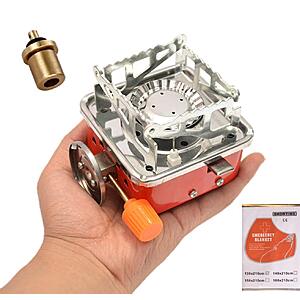 Single Burner Butane Camping Stove w/ Piezo Ignition & Carry Case $9.99 + Free Shipping w/ Prime or on $35