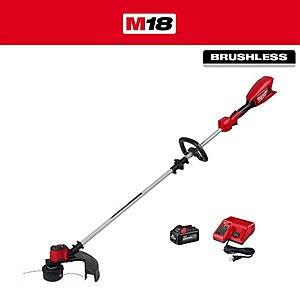M18 Brushless 18V 16 in.Cordless Battery Powered String Trimmer Kit with 6.0 Ah High Output Battery and Charger,$199,FS,Home Depot $198.98