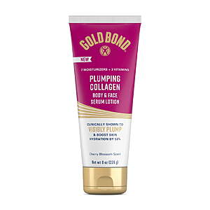 Gold Bond Plumping Collagen Body and Face Serum Lotion,Lightweight Hydrating Moisturizer with Collagen Peptide $11.97 + $7 Walmart Cash $4.97