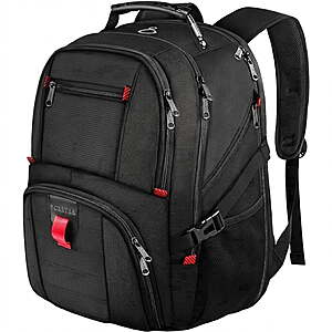 Yorepek 17 in 30L Large Travel Backpack Laptop Backpacks (Black) $20.63 +Free S&H w/ Walmart+ or $35