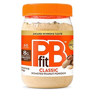8-Ounce PBfit Classic Peanut Butter Powder $3.96 w/ S&S + Free Shipping w/ Prime or on $35