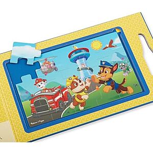 5.59 | Melissa & Doug PAW Patrol Take-Along Magnetic Jigsaw Puzzles (2 15-Piece Puzzles) at Amazon