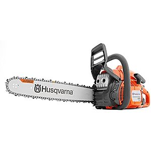 249.99* | Husqvarna 435 Gas Chainsaw,40-cc 2.2-HP,2-Cycle X-Torq Engine,16 Inch Chainsaw with Smart Start at Amazon