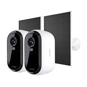 Arlo Essential Camera 2K (3rd Gen),2-pack plus 2 Solar Panel chargers $119.99 free shipping Costco.com