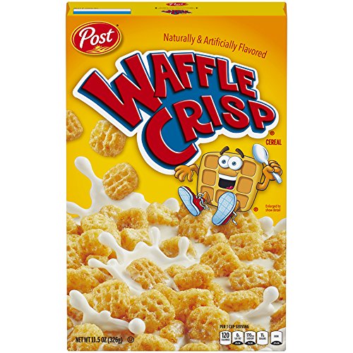 Waffle Crisp Breakfast Cereal Box,11.5 oz (Pack of 10