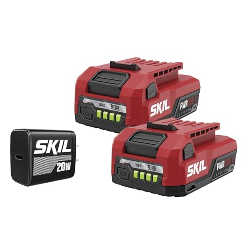 SKIL PWR CORE 12 2 x 2.0Ah 12V...and 20W PD Charger-CB5020A-22