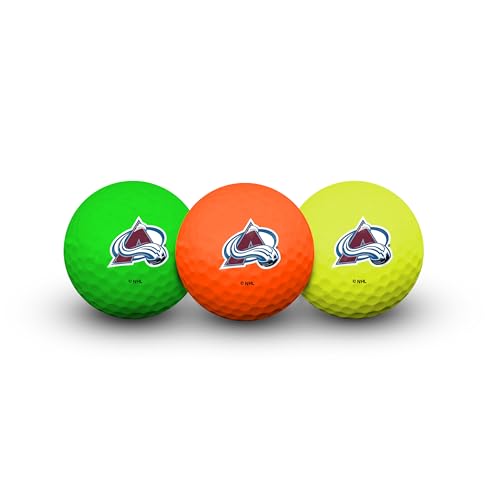 Team Effort Multi-Color Golf B...ck of 3 NHL Colorado Avalanche