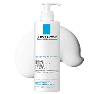 La Roche-Posay Toleriane Hydrating Gentle Face Cleanser,Daily Facial Cleanser with Niacinamide and Ceramides for Sensitive Skin $16.49