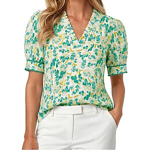 GRACE KARIN Womens Boho Puff Floral Tops $11.49 AC