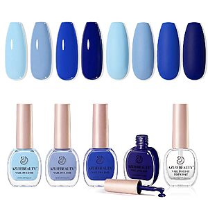 Amazon – AZUREBEAUTY Blue Nail Polish Set,4 Colors - $4.99 w/ Code