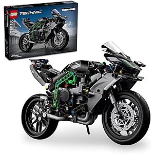 67.95* | 643-Piece LEGO Technic Kawasaki Ninja H2R Motorcycle Model Kit w/ Kickstand at Amazon