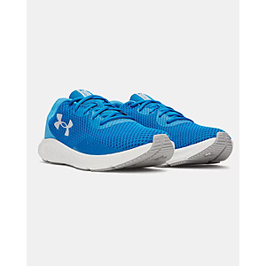 Under Armour Men's UA Charged Pursuit 3 Shoes (Photon Blue / Viral Blue / Mod Gray) for $28.38