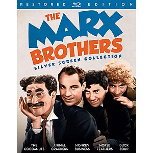 The Marx Brothers Silver Screen Collection (Blu-ray) $14.50