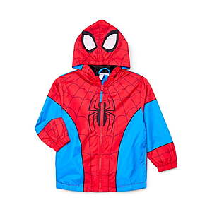 Marvel Spider-Man Toddler Cosplay Windbreaker (Sizes 2T-4T) $8.14 & More + Free Shipping w/ Walmart+ or on $35