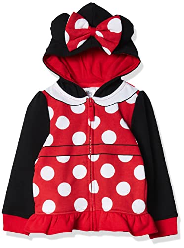 Disney baby girls Minnie Mouse...d Sweatshirt,Black/Red,5T US