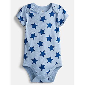 Wonder Nation Baby Boys' Graphic Cotton Bodysuit with Short Sleeves,Sizes 0M-24M (Various) $3.00