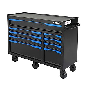 Kobalt K1 52-in W x 37.5-in H Steel Rolling Tool Cabinet ( Powder Coated ) in Black | 19321 $399