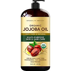 16-Oz Brooklyn Botany Cold-Pressed Organic Jojoba Oil $10.10 w/ S&S & More