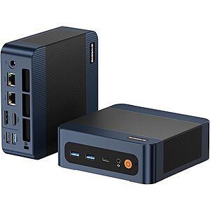 BOSGAME P3 Mix Mini PC,Mini Computers with Ryzen 5 7640HS (up to 5.0 GHz),32GB DDR5,1TB PCIe SSD,4K Triple Display $509 AC + FS @ Amazon