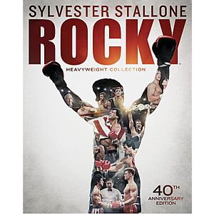 Rocky Heavyweight Collection 40th Anniversary Edition (Blu-ray) $11