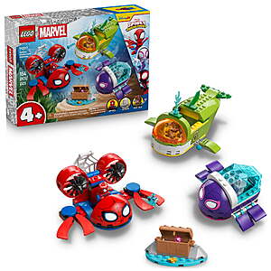 154-Pc LEGO Marvel Spidey And His Amazing Friends Spidey:Underwater Vehicles (11207) $28 + Free Shipping w/ Walmart+ or on $35