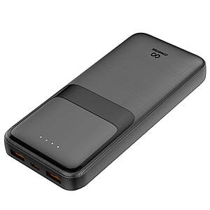 W+ live at 7p ET: Liquipel Powertek 20,000mAh Portable Charger PD Power Bank with USB-C – Black $10