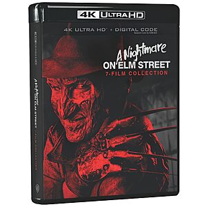 Nightmare on Elm Street,A:7 Film Collection (4K Ultra HD + Digital) $65.99 + Free S&H w/ Prime or $35
