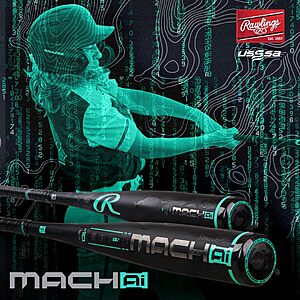 Rawlings 2025 MACH AI Baseball Bat (-5 Style, 30", 31", 32") $39.95 + Free Shipping