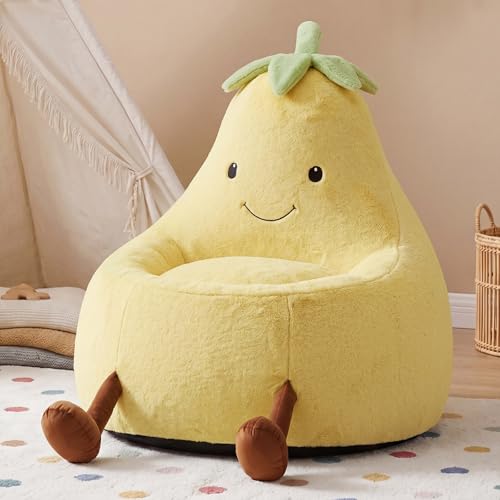 HAPPYMONT 24" Kids Bean Bag Ch...r Reader,Living Room,Bedroom