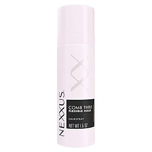 NEW,SnS,AC] $13.01 | 12-Pack 1.5-Oz Nexxus Travel & Trial Comb Thru Finishing Mist Hair Spray at Amazon