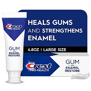 4.8-Oz Crest Pro-Health Toothpaste:Gum & Enamel Restore or Gum & Sensitive $3.54 w/ S&S + Free Shipping w/ Prime or on $35