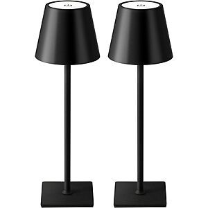Prime Members:2-Pk KDG Cordless LED Dimming Table Lamps w/ 5000mAh Battery $11 + Free S&H