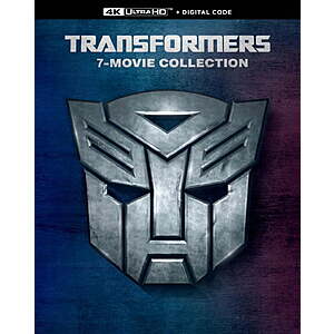 Transformers:7-Movie Collection (4K Blu-ray) $54.51 + Free Shipping
