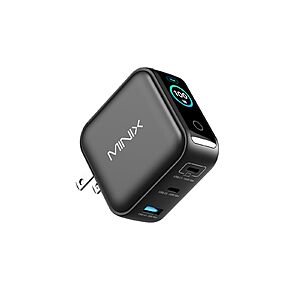 MINIX 100W USB C Charger,3 Port GaN Charger with Smart Display and Touch Control,Powerful 100W Fast Charging (NEO P3 Pro) $43.11 + Free Shipping