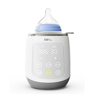 Prime Members:Heyvalue 10-in-1 Fast Baby Bottle Warmer (Gray) $13.53 + Free Shipping