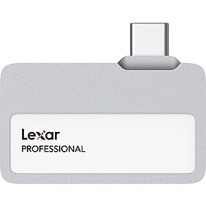 Lexar 2TB Professional Go Portable SSD,Supports Apple 4K 60fps ProRes,Up to 1050MB/s,USB 3.2 Gen 2 $249.99