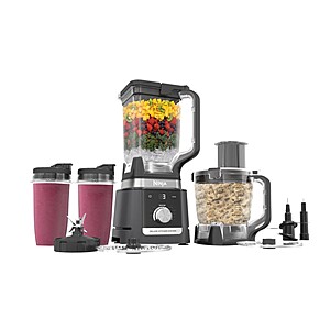 Ninja Deluxe Blender & Kitchen System with 88-oz.Pitcher,9-Cup Processor,& Auto-iQ $139.99