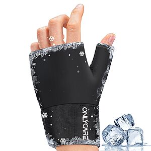 ONLYCARE Wrist Ice Pack Wrap w/ Thumb Sleeve for Hot & Cold Therapy (Black) $8.99 + Free Shipping w/ Prime or on $35