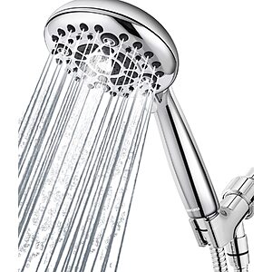 5" DAKINGS 6-Mode High Pressure Handheld Showerhead Set $10