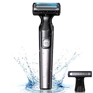 Fixdono Men's 2-in-1 Waterproof Electric Body Hair Trimmer & Shaver $10 + Free Shipping w/ Walmart+ or on $35