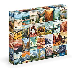 1000-Piece Buffalo Games Sapphire Select Our National Parks Jigsaw Puzzle $12.59 + Free Shipping w/ Prime or on $35