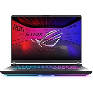 YMMV,AC] $909.99 | ASUS ROG Strix G16 Gaming Laptop,16” FHD+ 16:10 165Hz/3ms,RTX 5050,i5-13450HX,16GB DDR5-5600,1TB PCIe Gen 4 SSD at Amazon