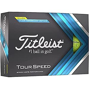 31.16 | Titleist Tour Speed Golf Balls at Amazon