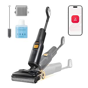 roborock F25 XT Wet Dry Vacuum Cleaner,Cordless Vacuum Mop All in One for Hard Floor,20000Pa Hardwood Floor Cleaner with Zero Tangle $275